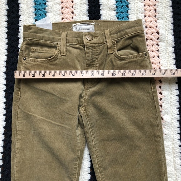 CURRENT/ELLIOTT The Kick crop corduroy flared jean - Picture 8 of 8